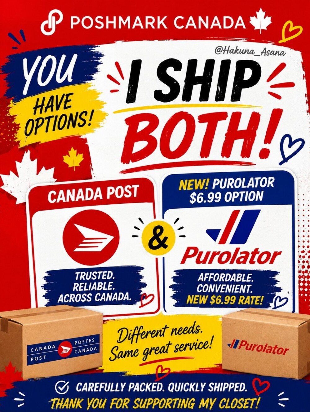 You Now Have Shipping Options!